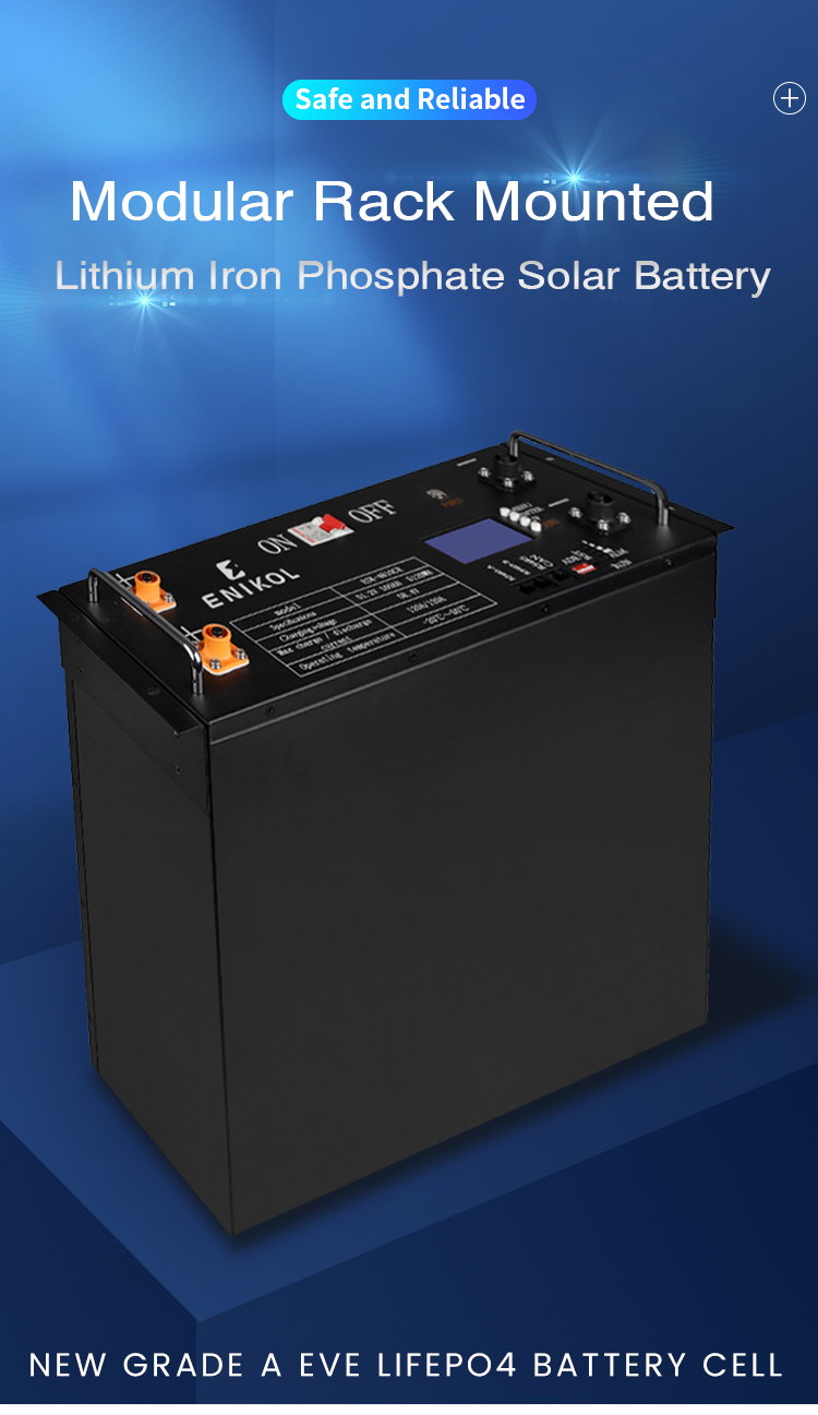 Home Stackable LiFePo4 Battery 5kw 10kw 24V 48V 50ah 100ah Solar Lithium Batteries