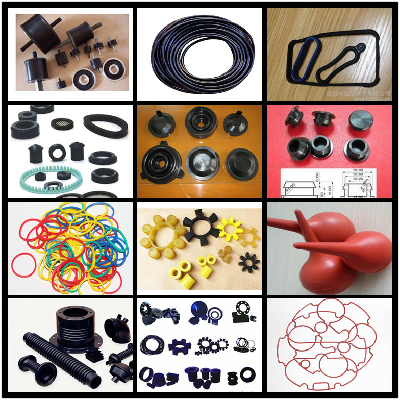 Customized Logo Availabled Industrial Shock Absorber Custom Compression/Injection Molding Silicon Rubber Parts for Durable