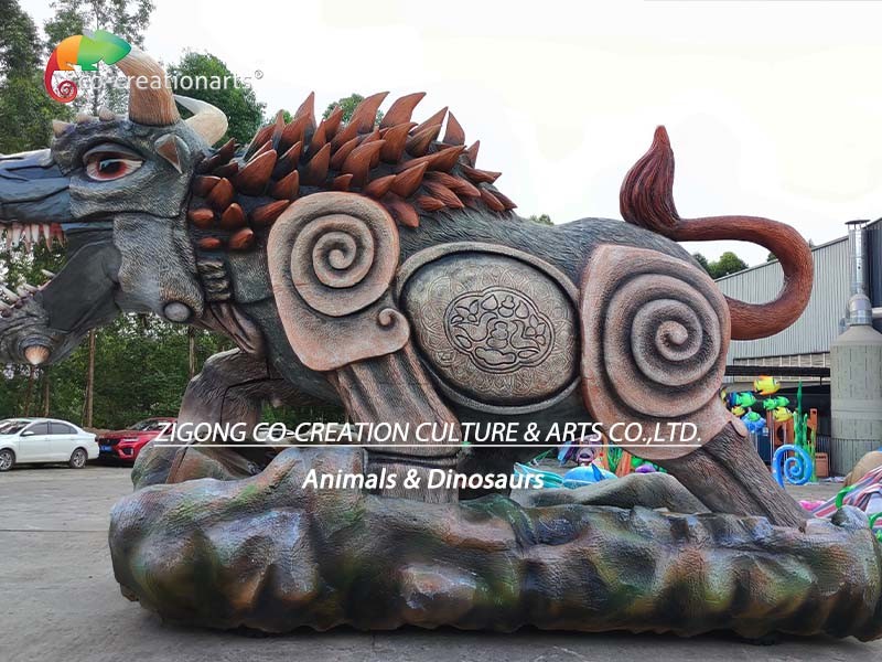 Commercial Amusement Park Animal Parade Floats Vehicle Weather Resistance