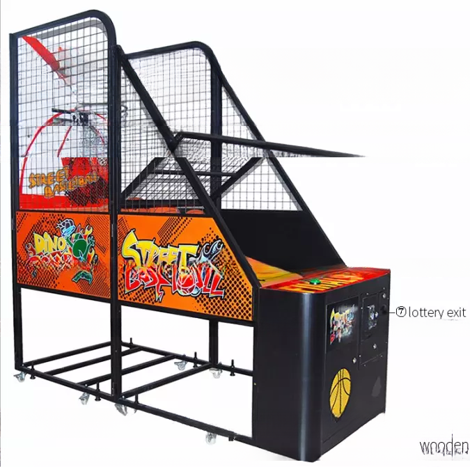 Dreamland Coin Operated Foldable Street Basketball Arcade Game Machine Basketball Shooting Machine