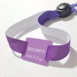 Customized 213 RFID Chip Wristband Heat Transfer Printing 350 * 15mm
