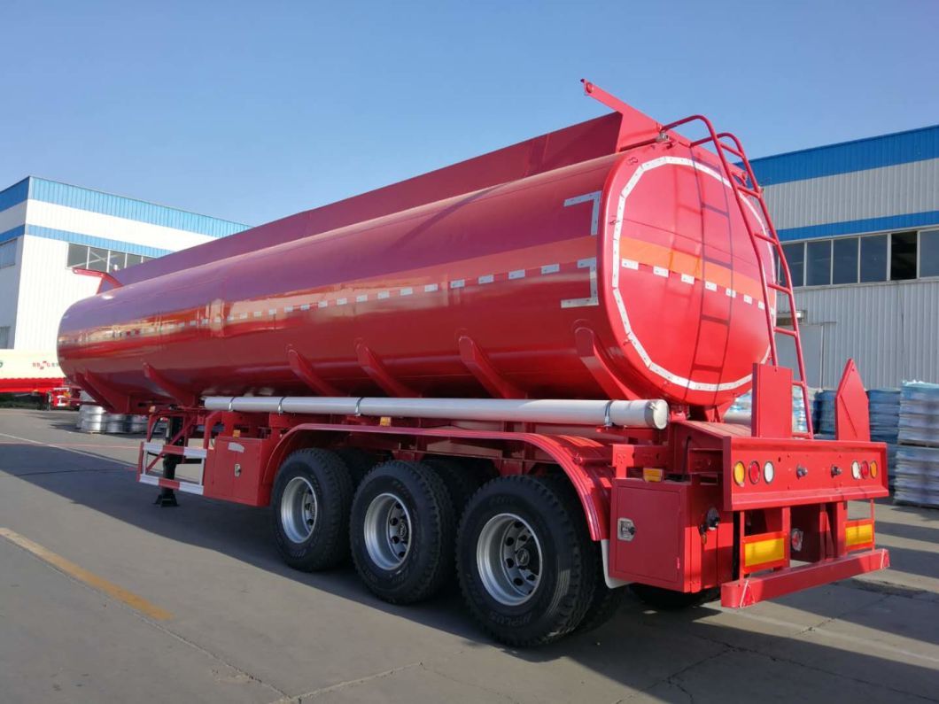 3axles 40000-60000 Liters Heavy Duty Petrol Transport Oil Fuel Tank Trailer for Sale