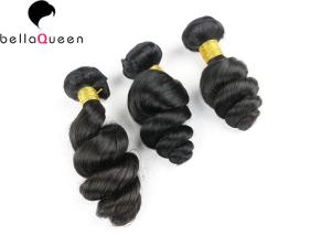 China 3 Bundles / 300g Indian Virgin Hair Loose Wave Hair Extension Human Hair Weaves wholesale
