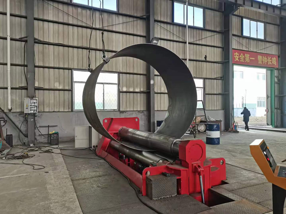 Hydraulic Four Roller Bending Machine CNC With PLC W12-10×2000