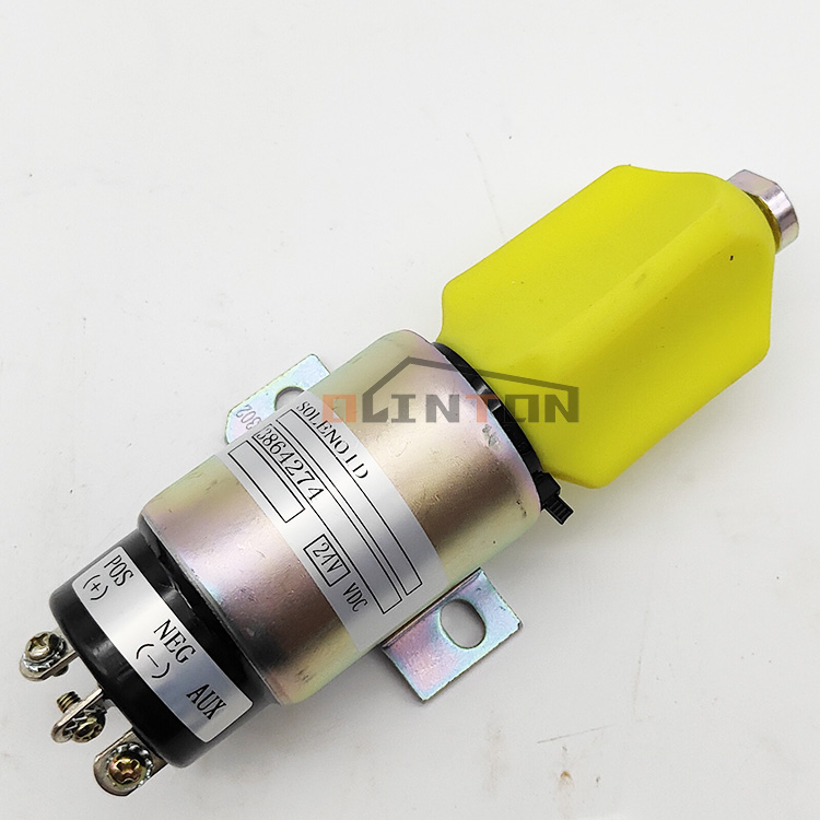 Excavator 3064 3066 3864274 24V Voltage Copper Core Solenoid for Construction Works