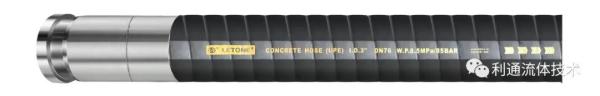Heavy Duty Handling Hose Abrasion Resistant Tube Natural Rubber Construction -