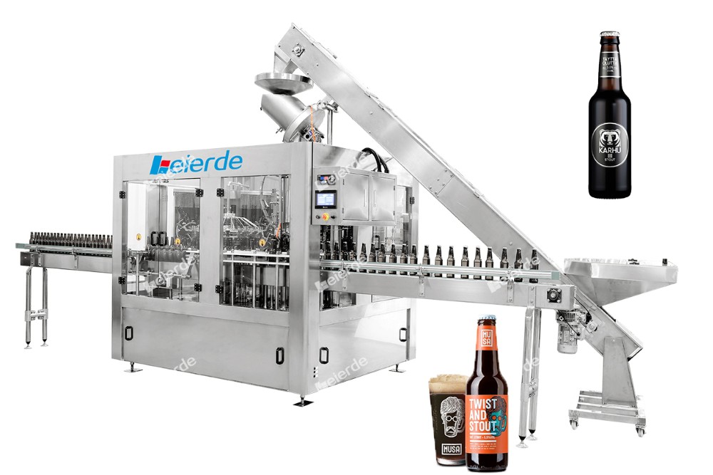 4000BPH Automatic Beer Filling Machine PLC Automatic Beer Glass Filler