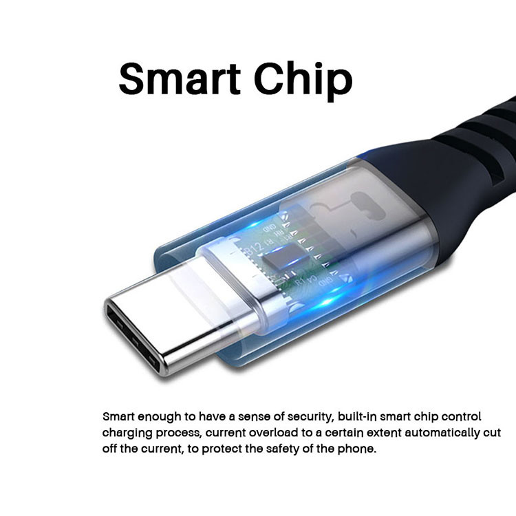 60W 3A Type C To Type C Charging Cable SR Enhanced Protection