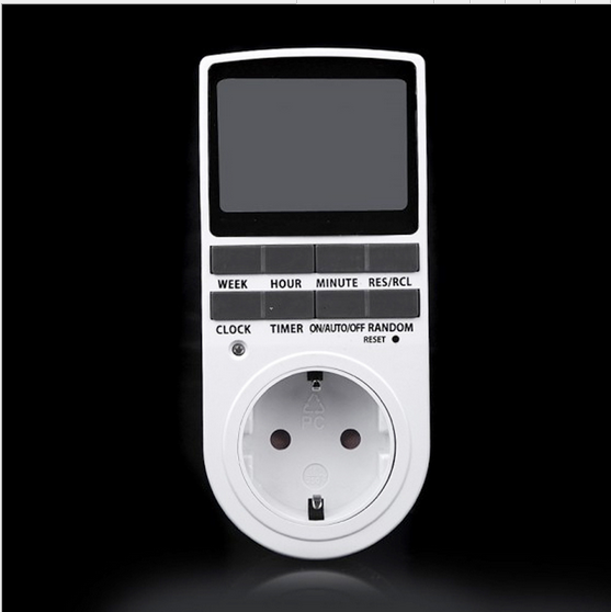 EU AU UK US Plug LCD Display Electronic Devices Plug-in Digital Timer Switch Socket
