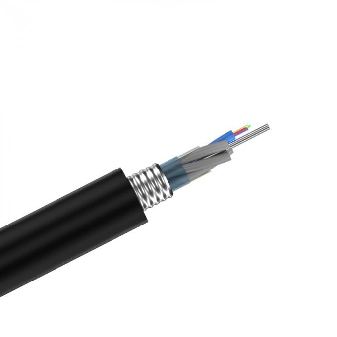 Underground Armoured G652D Direct Bury Fiber Cable GYTA 24 48 96 Core 1