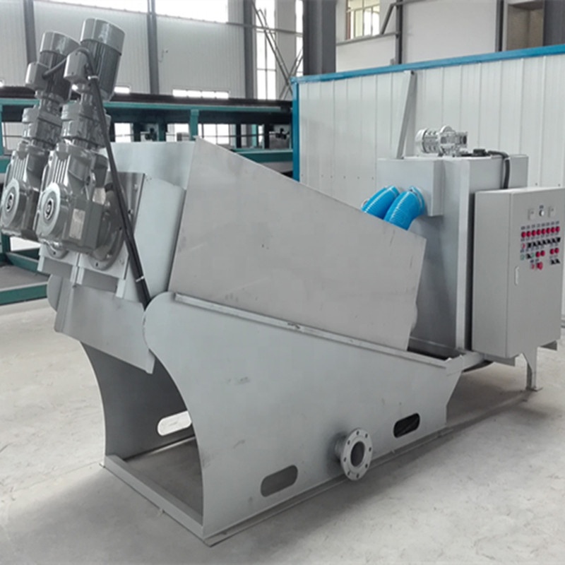 Customizable Carbon Steel WWTP STP Sludge Dewatering Screw Press for Sludge Treatment