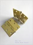 Brass Plated Ball Tip Door Hinges Steel Metal Material For Wooden Door