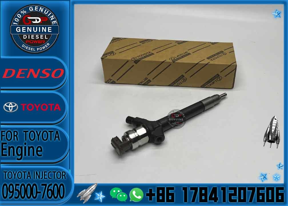 2AD-FTV Diesel Fuel Nozzle Injector 095000-7600 095000 7600 Common Rail Nozzle Injector 0950007600 for Toyota