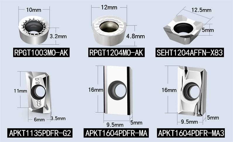 Indexable Thread Carbide Inserts For Turning Aluminum APGT DCGT