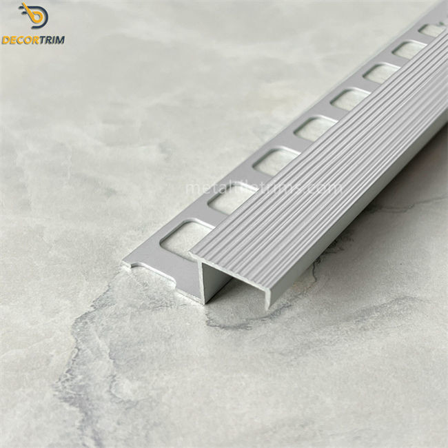 Installing Metal Edge For Tile Stair Nosing Tile Trim Tile Edge Protection Strip