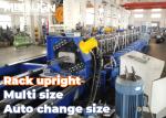 Heavy Duty Hoist Type Rack Upright Roll Forming Machine 18.5Kw