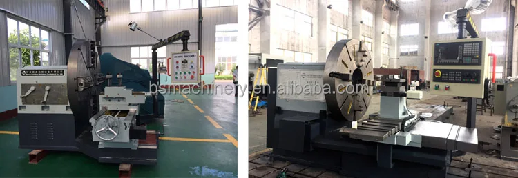 Standard Large Floor Type Lathe For Machining 2500mm Shipyard Propeller