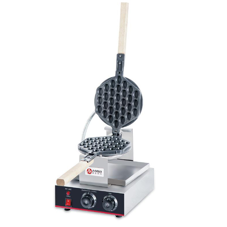 Stainless Steel Electric Bubble Waffle Maker for Professional Commercial Equipment