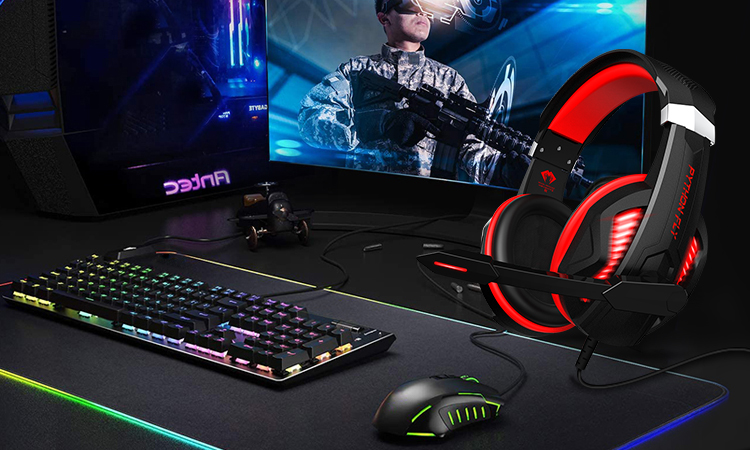 G2000 MIX Wired On Ear Headphones With Mic , 7.1 Surround Stereo Gaming Headset