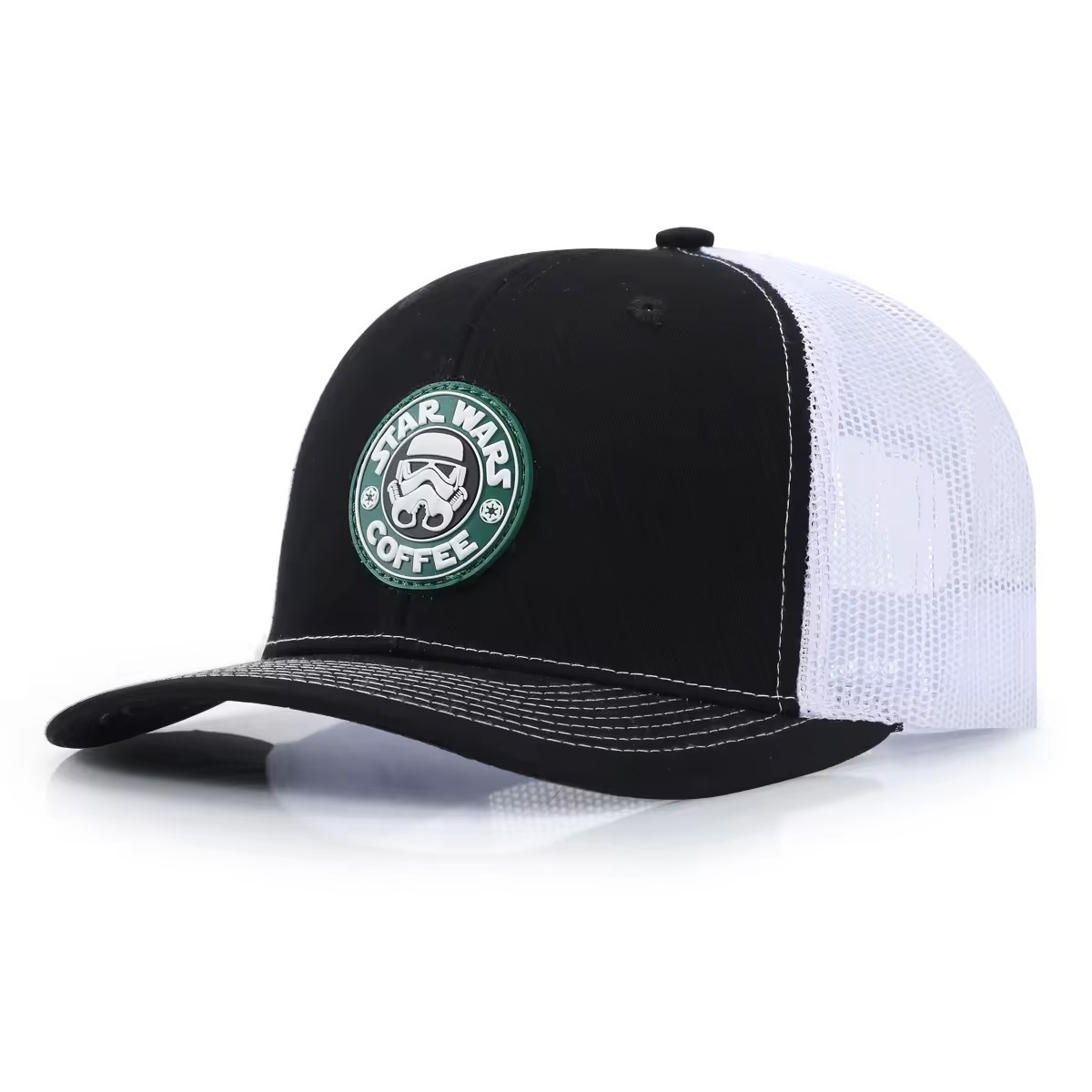Sleek Comfortable Fit 6 Panel Trucker Hat Low Profile Trucker Baseball Cap