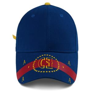 China Custom Embroidery Cotton 58cm Six Panel Baseball Cap wholesale