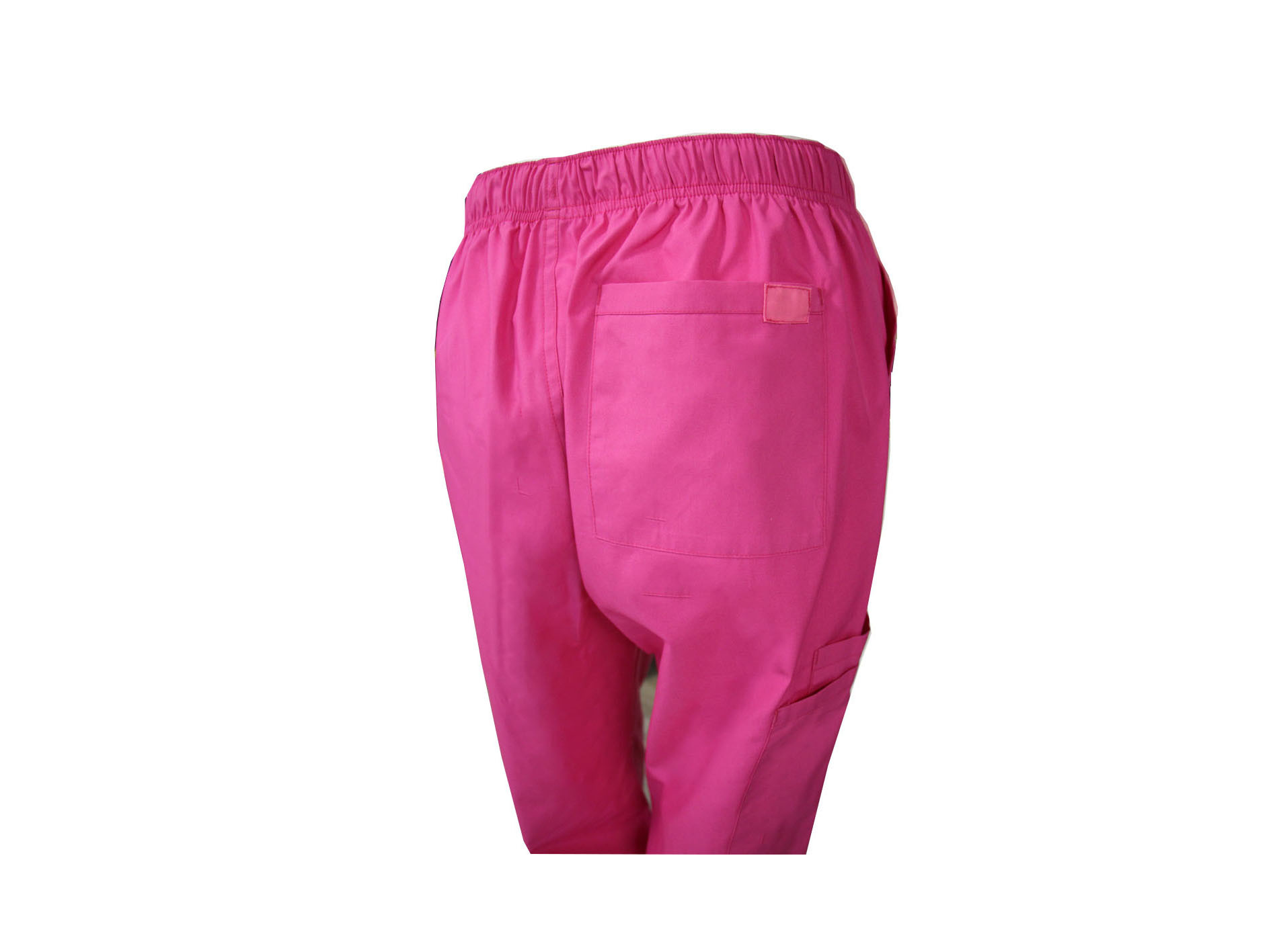 180GSM Nurse Pink Medical Uniform Pants Antimicrobial Wrinkle Free