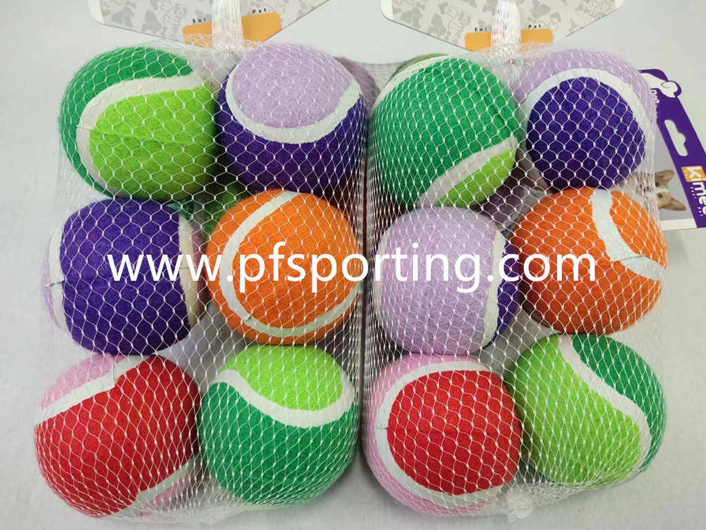 Factory Price Customized Color Interactive Chew Rubber Custom Pet Tennis Balls,Pet Toy Ball