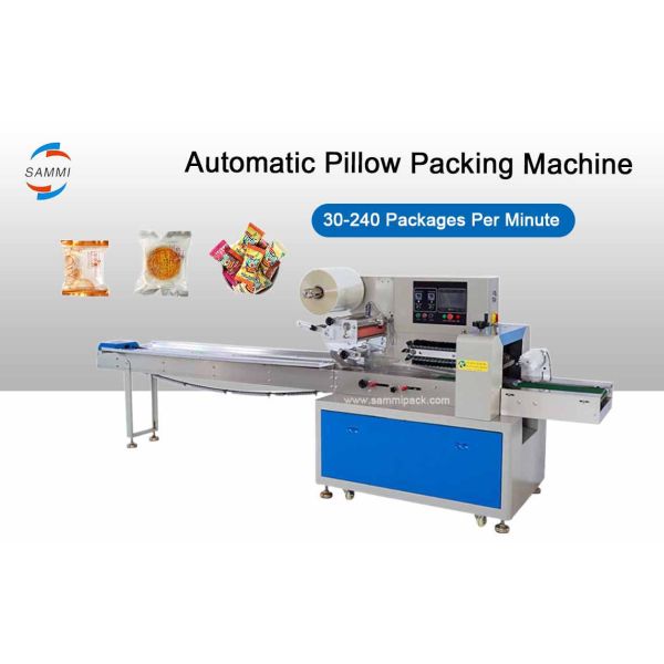 Automatic Flow Packing Machine Cookies Biscuit Packing Machine Biscuit Packaging Machine
