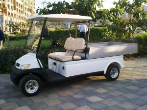 China Electric 48v transportation Utility Golf Cart With Silver Aluminum box For Hotels&gt;/ wholesale