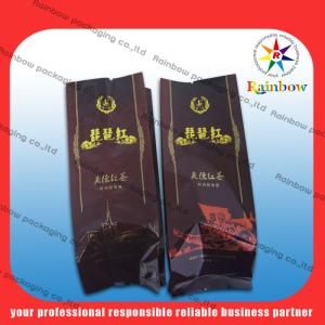 China Customized side gusset tea bags packaging with glossy printing wholesale