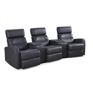 China Foam Inside 102 Cm 3 Seater Recliner Lounge wholesale