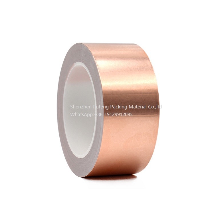 Electromagnetic Shielding 99.99% Copper Foil Tape Customized Conductive Adhesive Tape