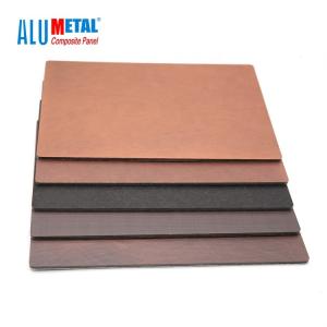China Antibacterial 4mm ACP Aluminium Metal Composite Panel 1000mm 0.15mm Skin wholesale