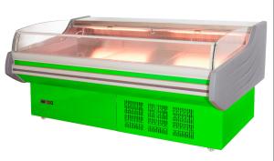 China Remote commercial Open Front Meat showcase Butcher refrigeration Equipment seafood display counter wholesale