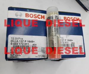 China BOSCH Fuel Nozzle 0433172011 , DLLA137P1648 , 0 433 172 011 , DLLA 137 P 1648 , DLLA137P1648+ wholesale
