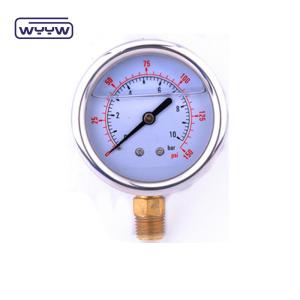 China Hydraulic Industrial Pressure Gauge Manometer 60mm for glycerin wholesale