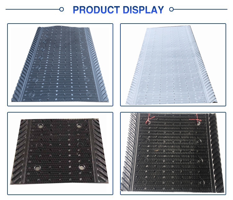 Black International Cooling Tower Fill PVC Film Fill Cooling Tower Media For Water Cooling Systems