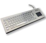 IP65 / IK07 Industrial PC Keyboard Explosionproof Stainless Steel Keyboard