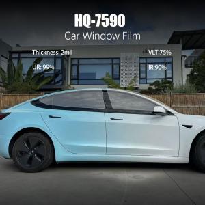 China HQ-7590 Car Window Tint Film 2.0 Mil With 90% IR And 99% UR wholesale