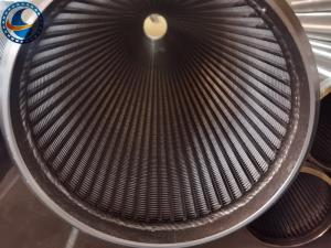 China Aisi 304 Wire Wrapped Screen With High Strength Bevel Welded Rings wholesale