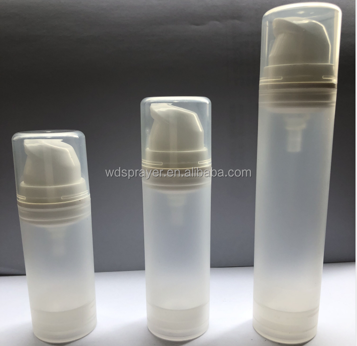20ml 30ml 50ml pp snap-on airless bottle