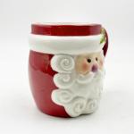 Hand Drawn Ceramic Santa Mugs Home Creative Cartoon Coffee Cup Christmas