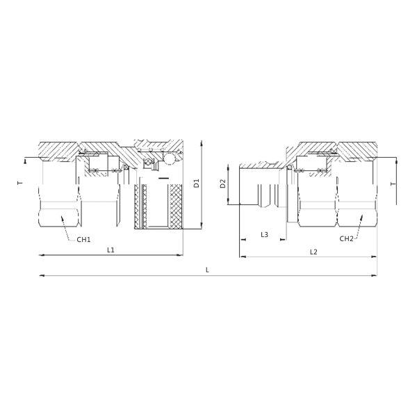 CB-TNV Hydraulic Quick Coupling – Leak-Proof, Durable & High-Flow for Industrial Applications