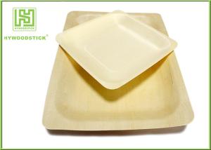 China Durable Disposable Platter Plates , Strong Wooden Dessert Plates For Kids Adult wholesale