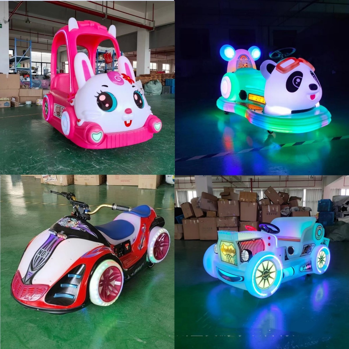 Electric Theme Amusement Park Cars Reverse Motorcycle Ride Game Machine