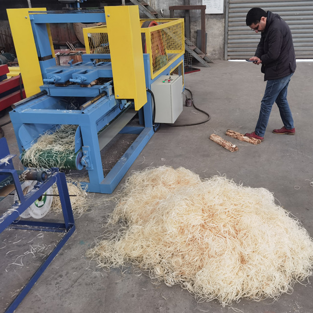 Wood Wool Making Machine 150KG/Hour,Production Line for Wood Wool Fire Lighters Wood Wool Making Machine