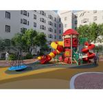 Galvanized Steel Pipes Outdoor Plastic Slide 304 Stainless For Kids