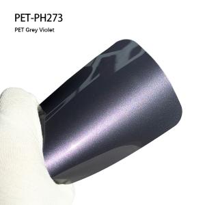 China PET-PH273 PET Grey Violet 7.5mil Gloss Vinyl Car Wrap Self Healing Car Body Sticker wholesale