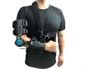 China Post Op Telescopic Orthopedic Elbow Brace Support Breathable With Hand Grip wholesale