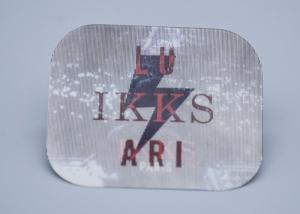 China TPU Material Printed Custom Garment Labels With Four Colour Logos wholesale